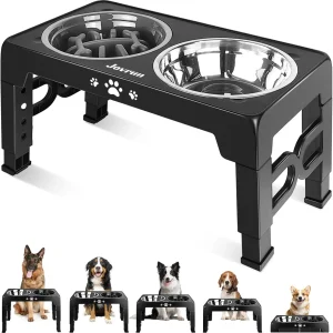 Height Adjustable Dog Bowl Station