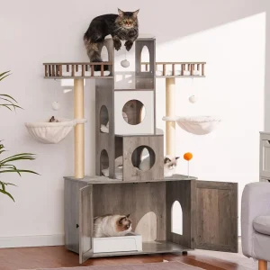 Cat Condo w/Litter Box Enclosure