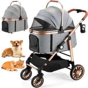 3-in-1 Foldable Pet Stroller